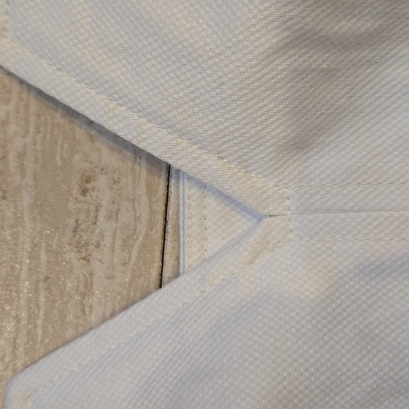 Maeve by Anthropologie Creamy White Stylish Top with Black Ribbon Accent Belt - Picture 3 of 14